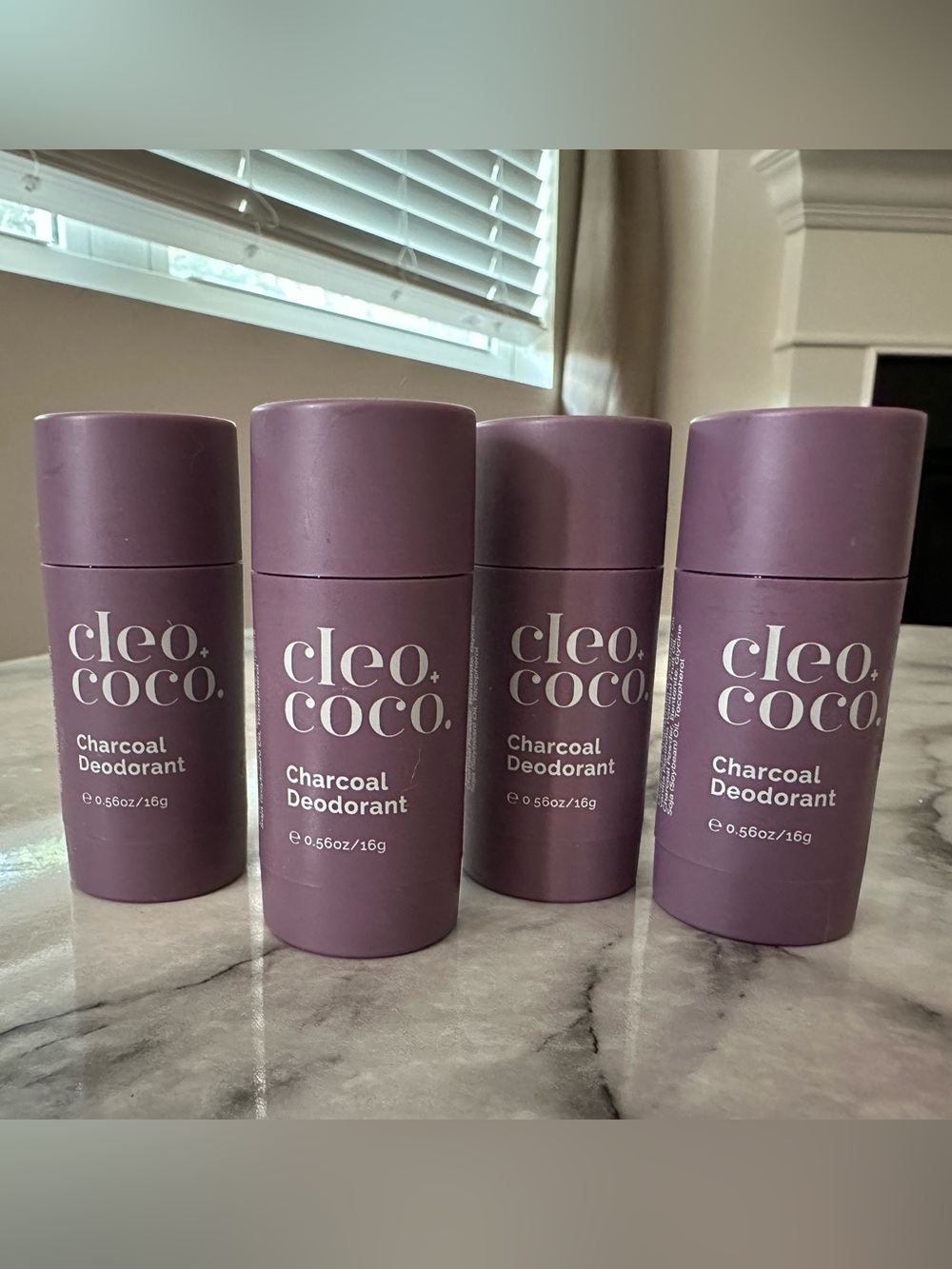 4 Charcoal Deodorant Stick — Lavender